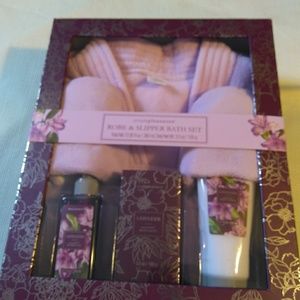 Robe,& slipper bathset